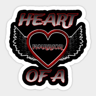 Indian Warrior “Heart of a Warrior” logo Sticker